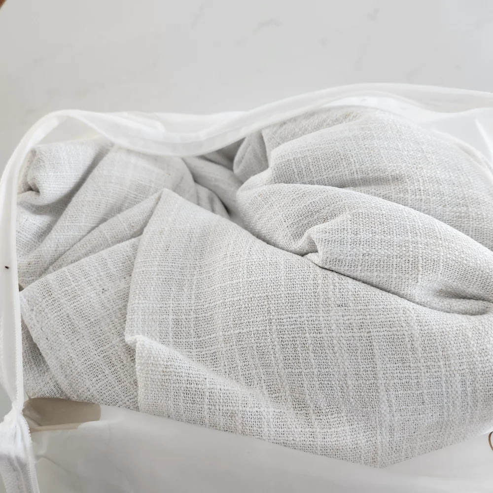 Liz Linen Pinch Pleat Ready Made Curtain with Room Darkening Lining - Picture 4 of 6